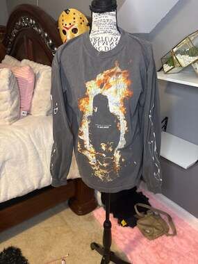 Metro Boomin Heroes & Villains Flame Long Sleeve T-Shirt